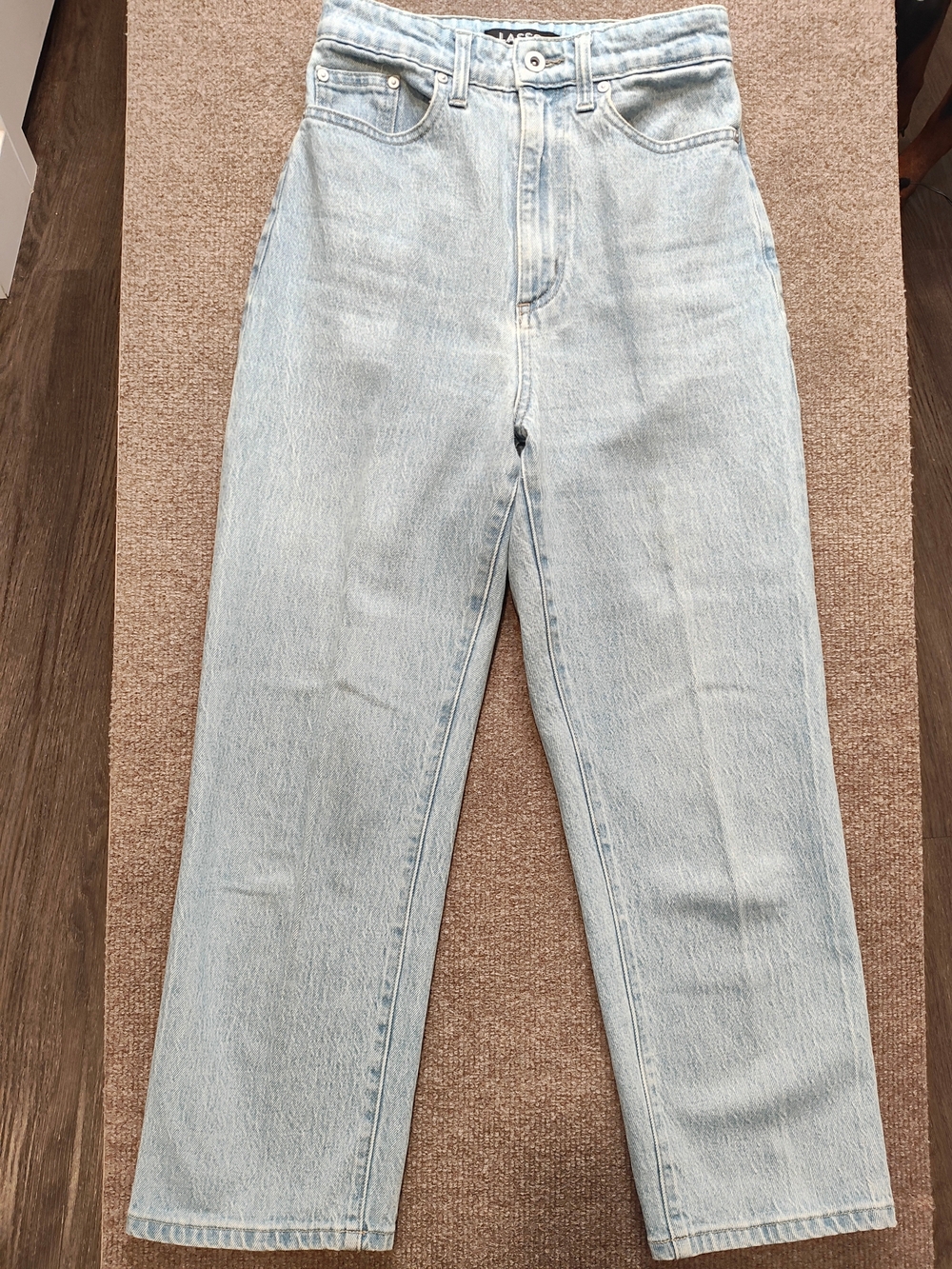 Size 28 - Women's Lasso Custom Made Light Wash High-Rise Straight Jeans